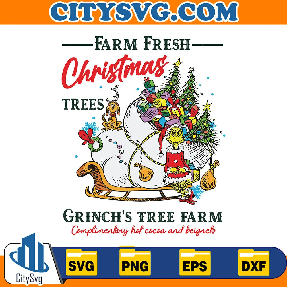FarmFreshChristmasGrinchTreeFarmSvg