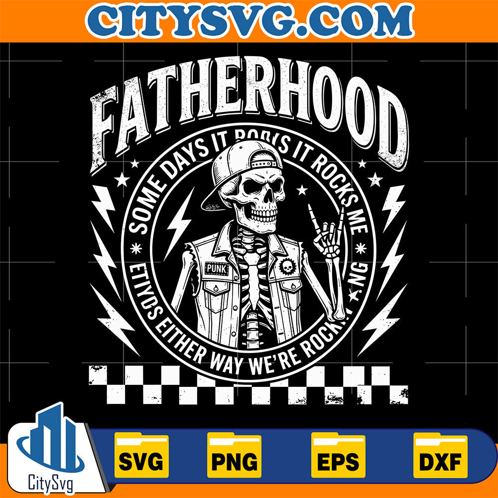 Fatherhood-Skeleton-Svg