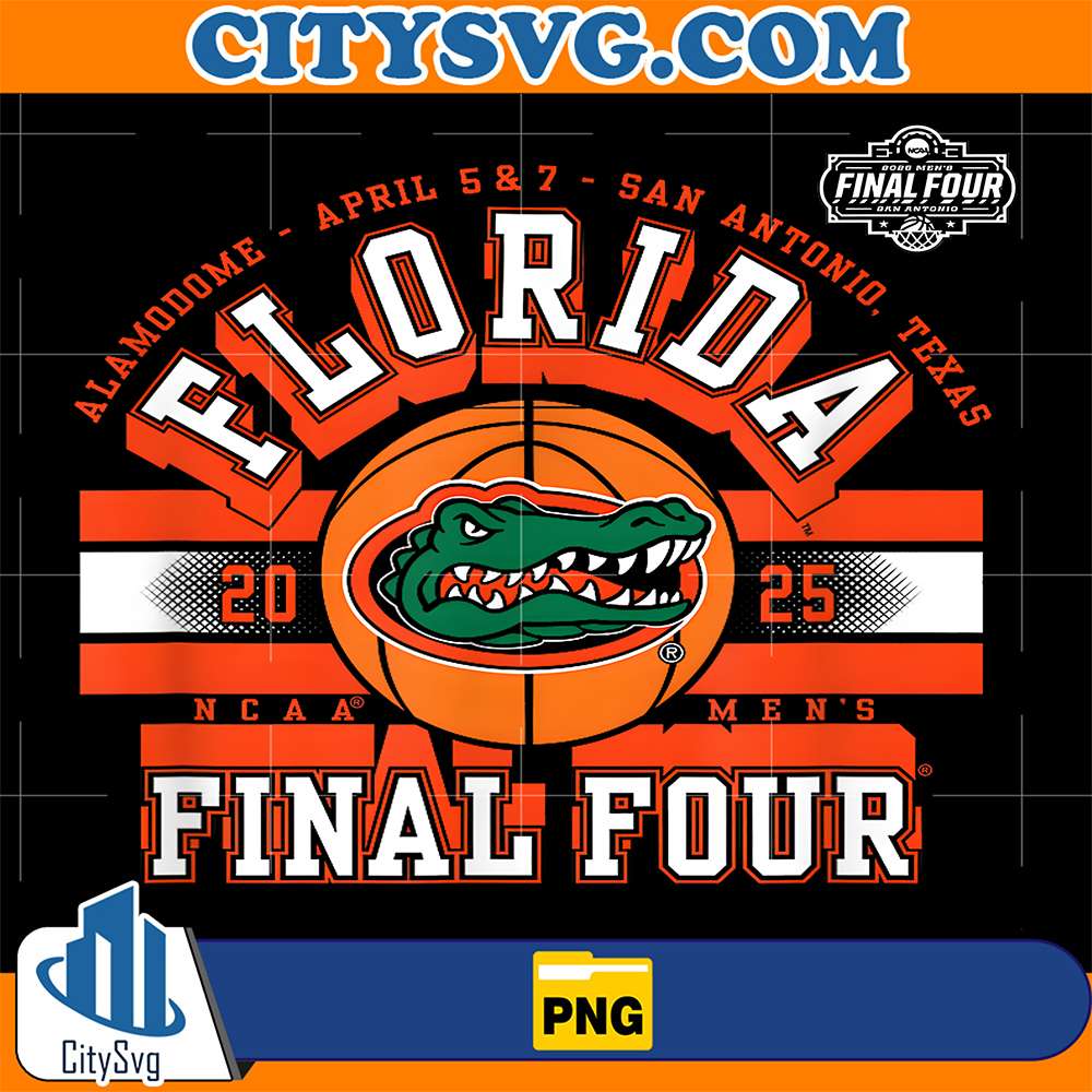 Florida-Gators-Final-Four-2025-Men-s-Basketball-Png