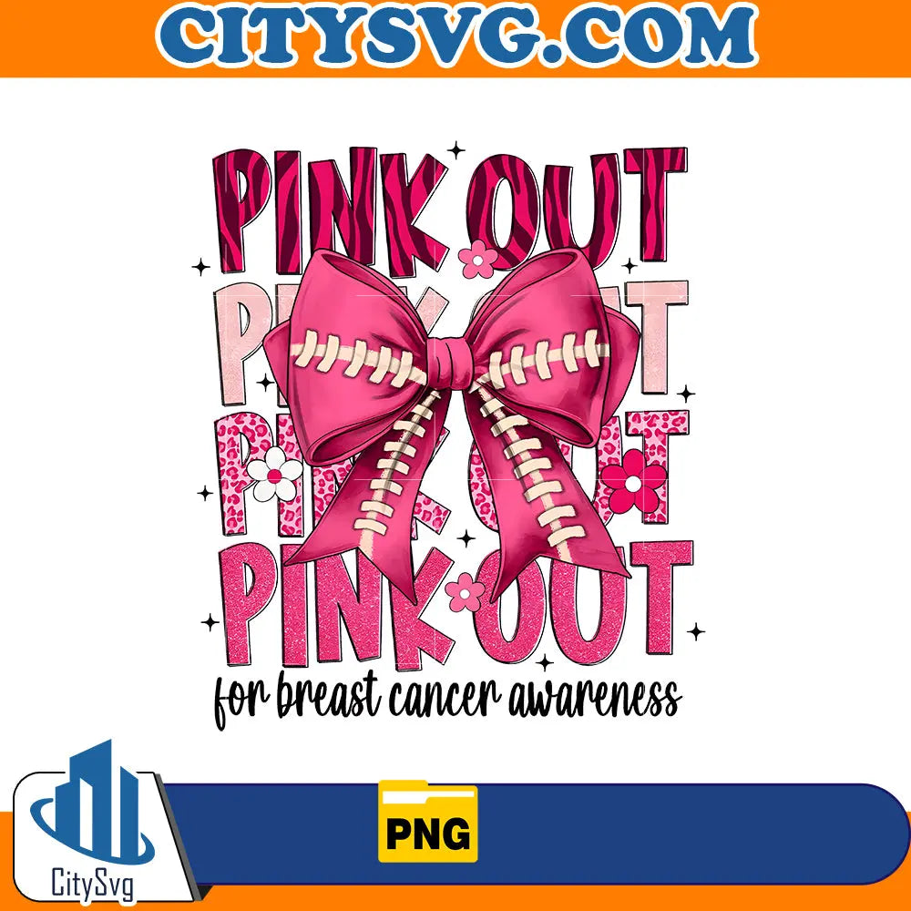 Football Pink Out Png CitySvg