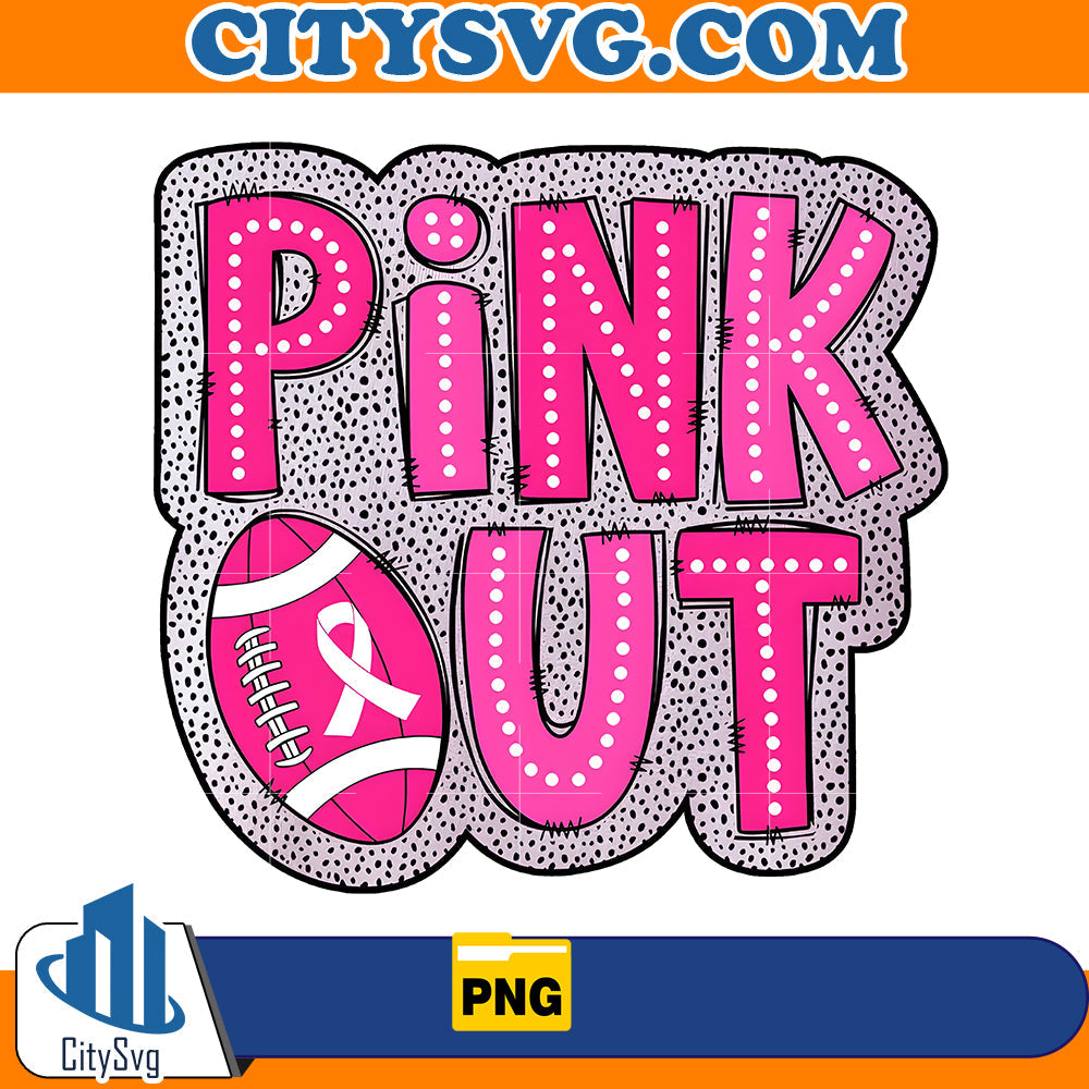 Football Pink Out Png CitySvg