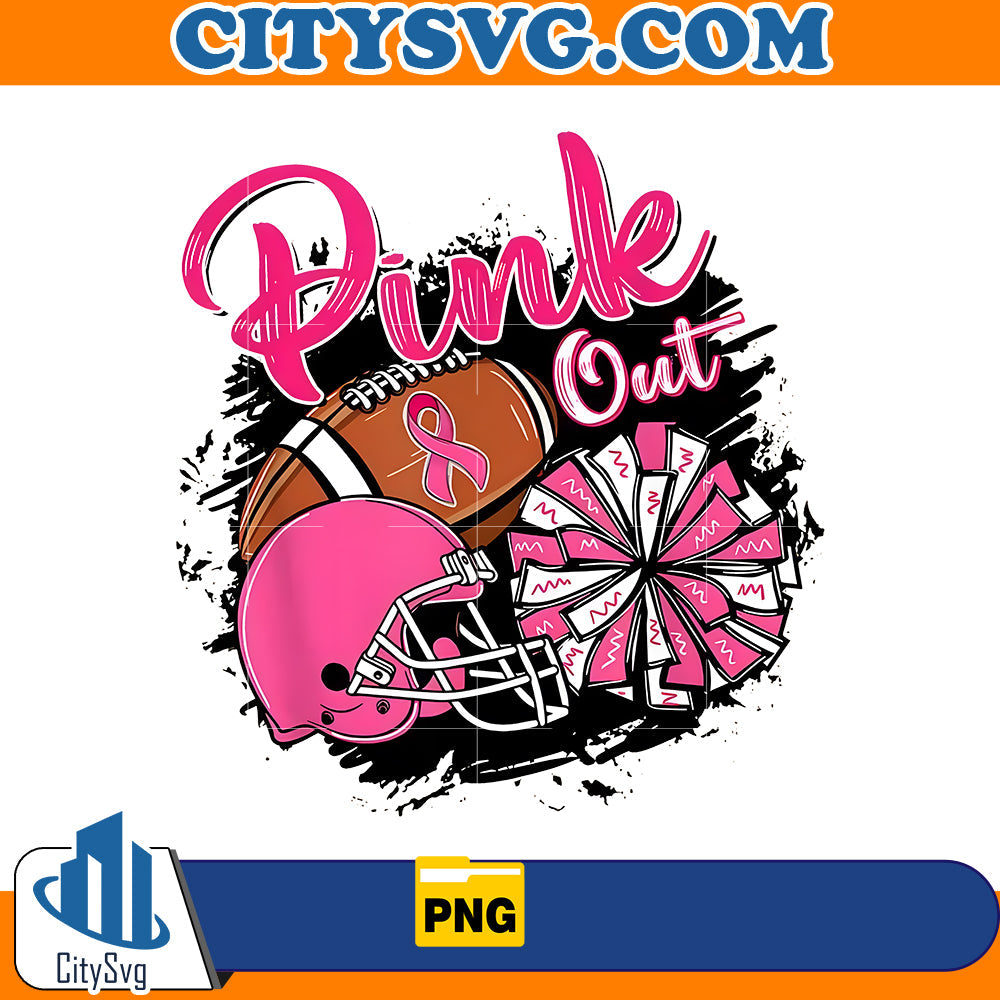 Football Pink Out Png CitySvg