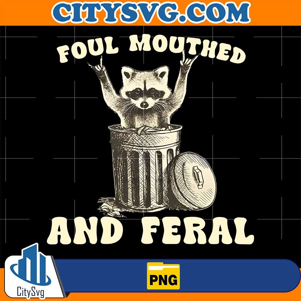 Foul-Mouthed-And-Feral-Raccoon-Png