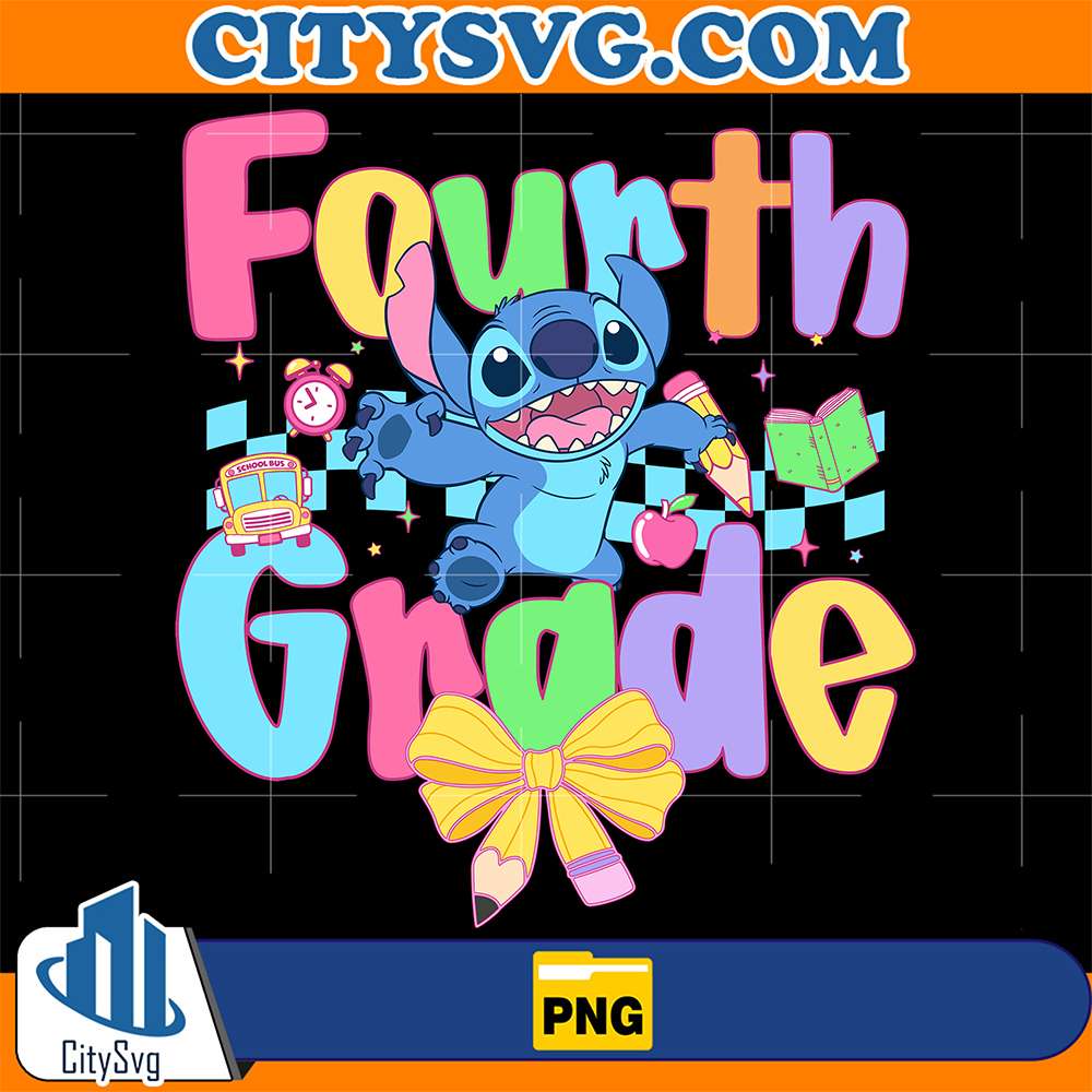 Fourth-Grade-Stitch-Back-To-School-Png