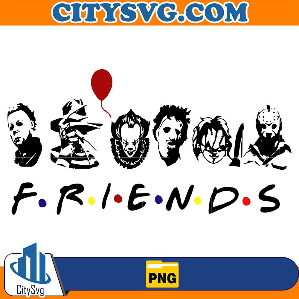 Friends-Balloon-Horror-Character-Halloween-Png-1