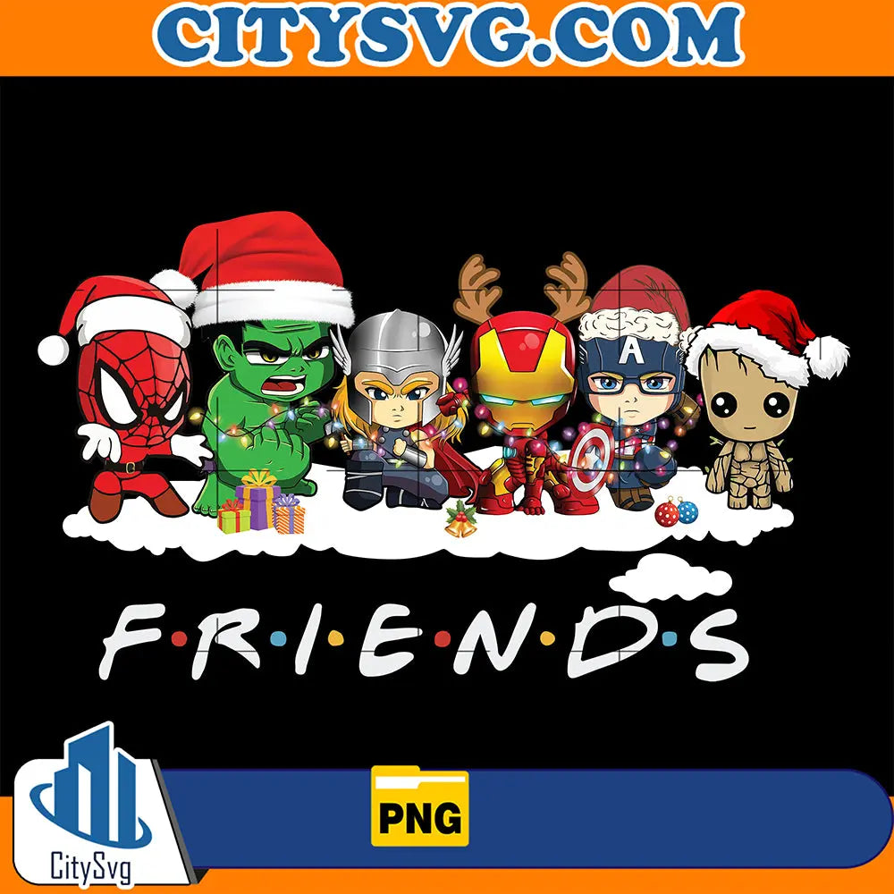 FriendsAvengersSuperheroChristmasPng_2