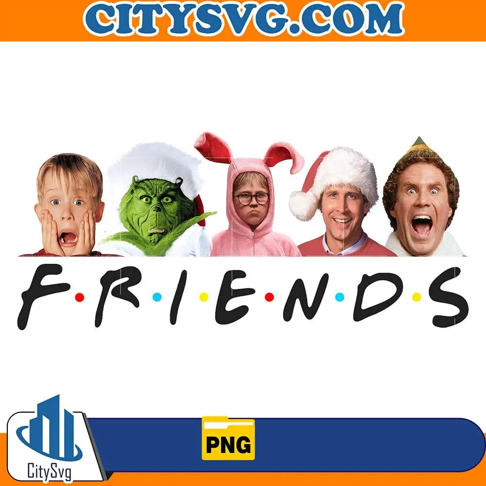 FriendsChristmasMoviePng1