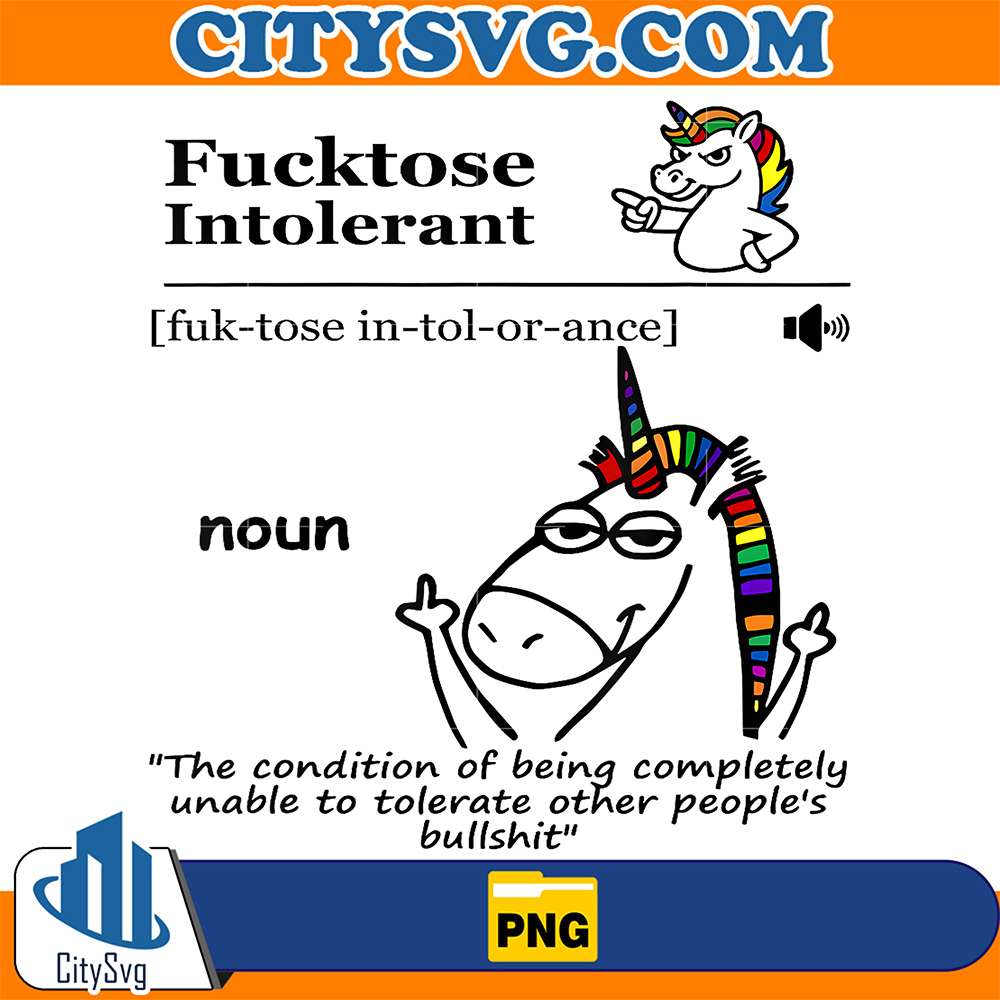 Fucktose-Intolerant-noun-Fucktose-Intolerant-Definition-Png