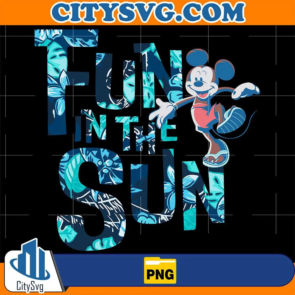 Fun-In-The-Sun-Mickey-Png