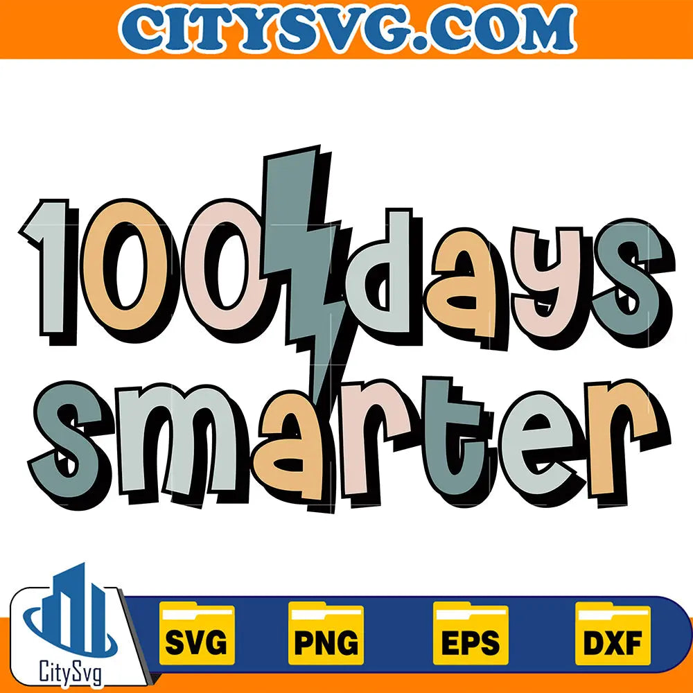 Funny100DaysofSmarterSvg