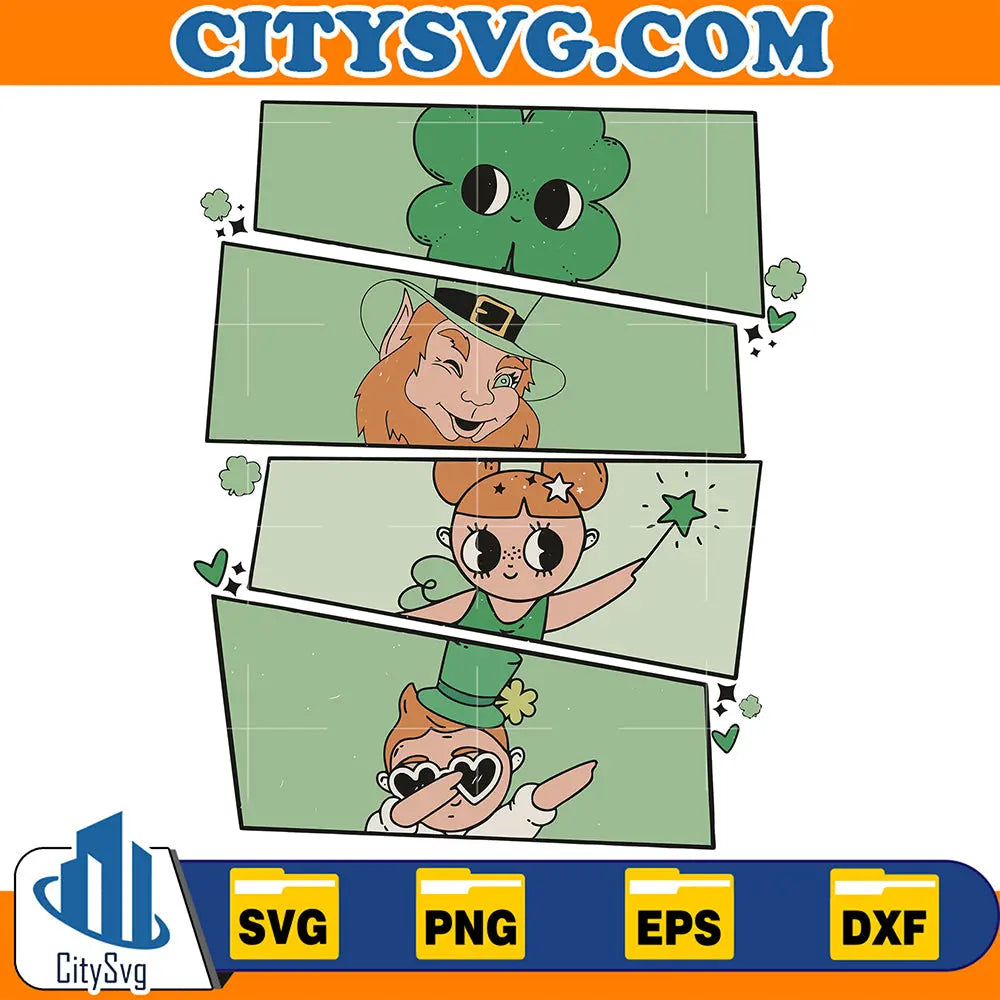 FunnyCartoonHappyStPatricksDaySvg1