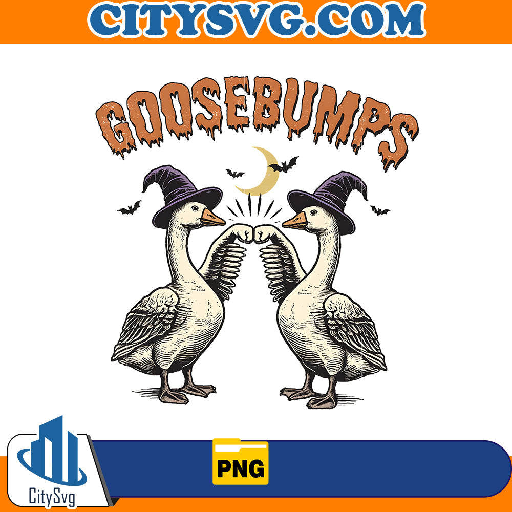 Funny Goose Bumps Halloween Png CitySvg