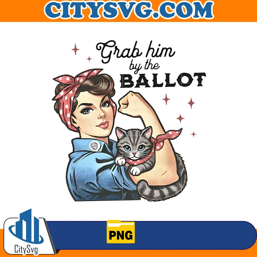Gab him by the ballot Png CitySvg