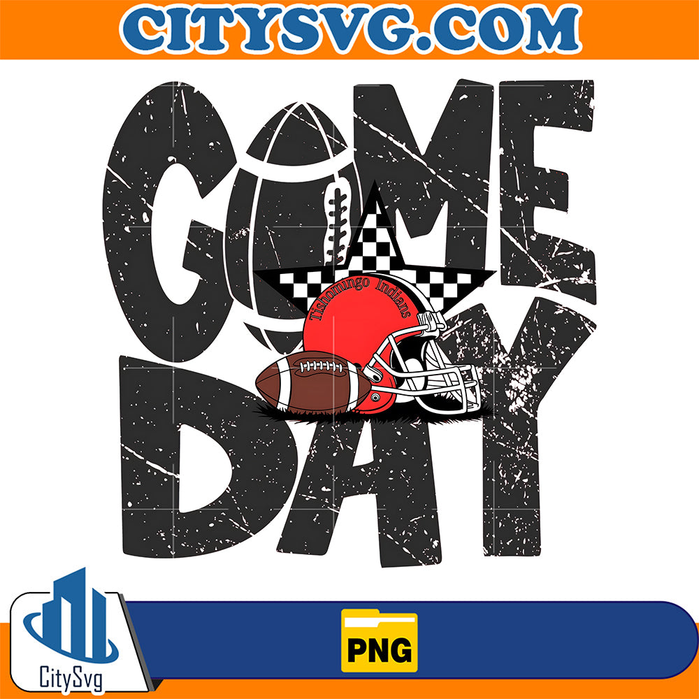 Game-Day-Football-Helmet-Sports-Fan-Vintage-Png