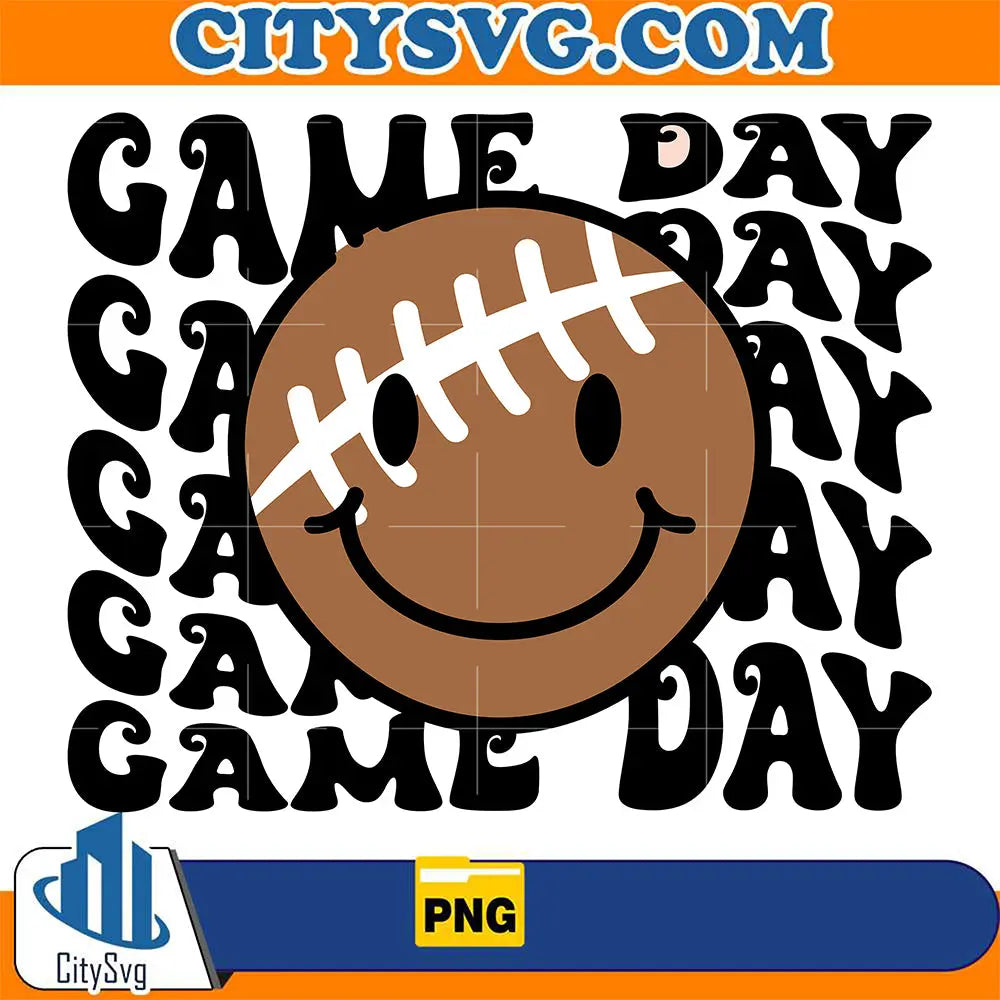 GameDaySmileyFootballPng