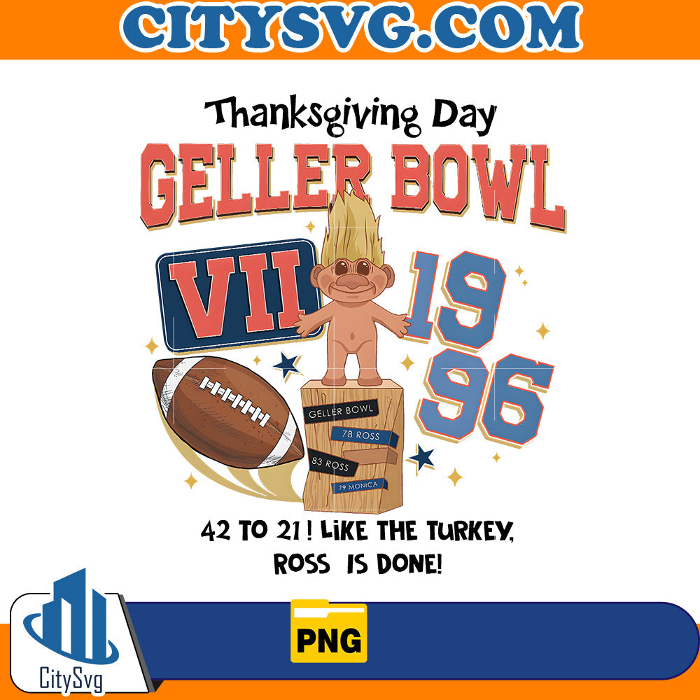 Geller Bowl Friends Thanksgiving Png CitySvg