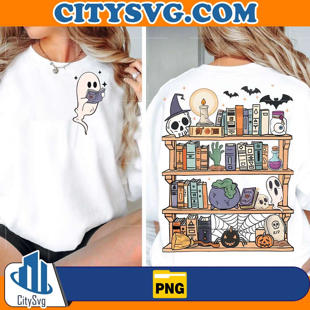 Ghost-Book-Reader-Png