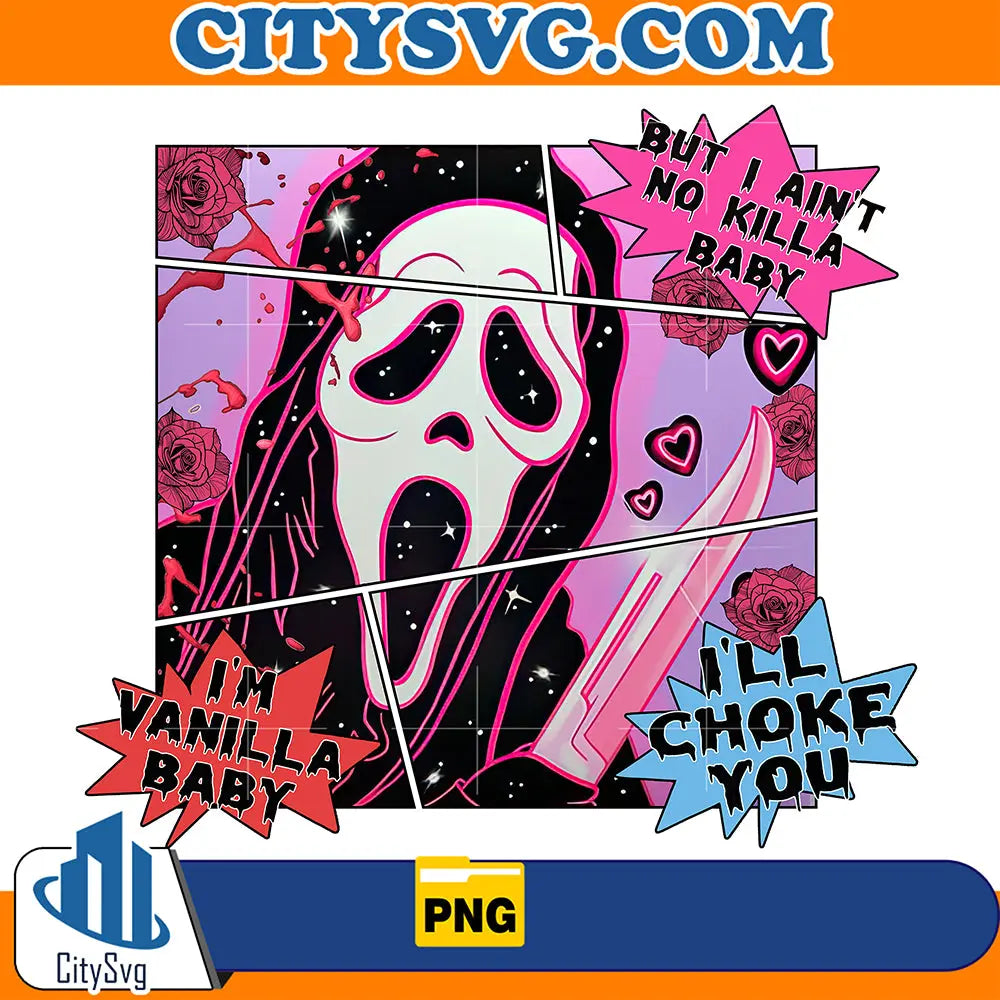 GhostfaceComicHorrorValentinePng_3