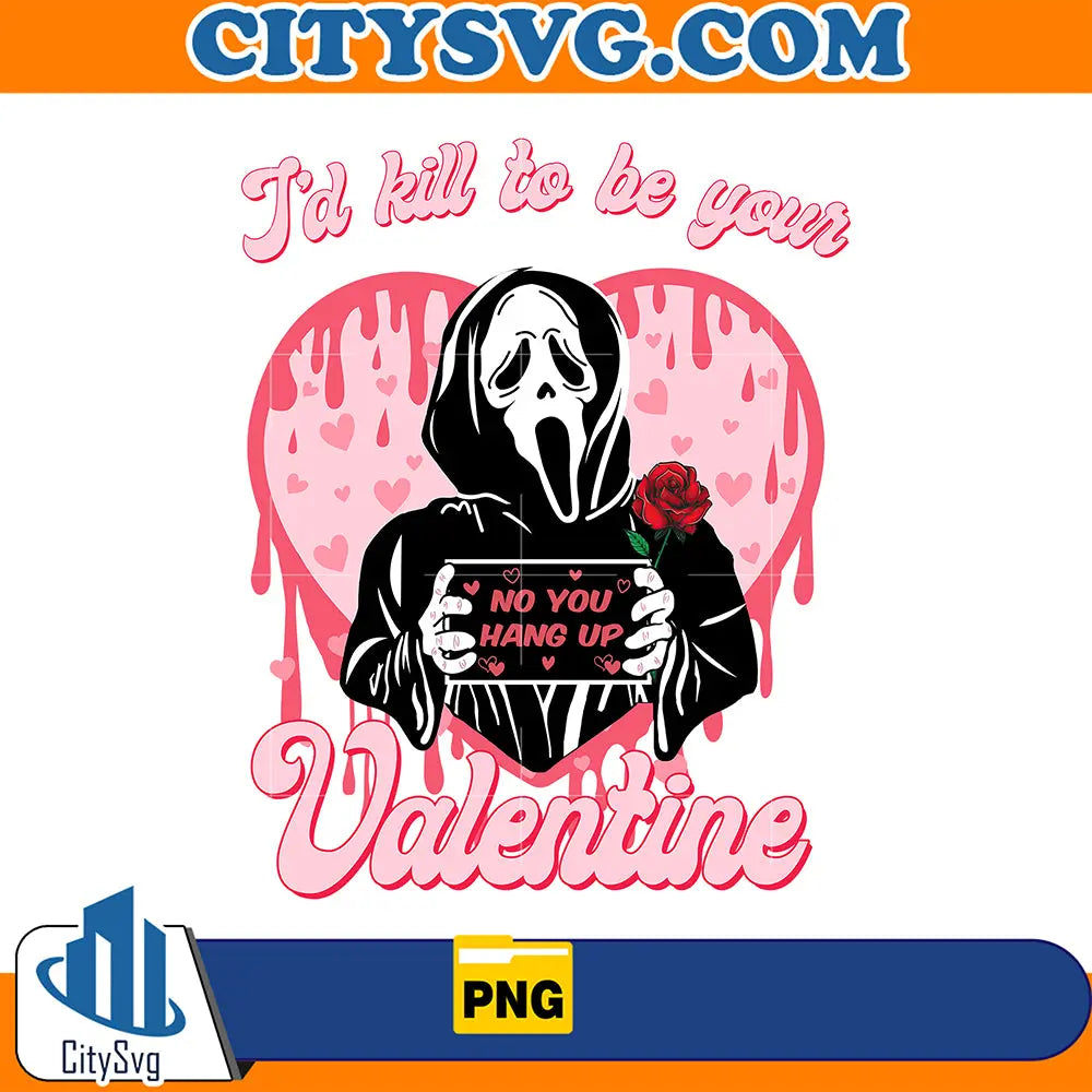 GhostfaceI_dKillToBeYourValentineHorrorKillersNoYouHangUpPng
