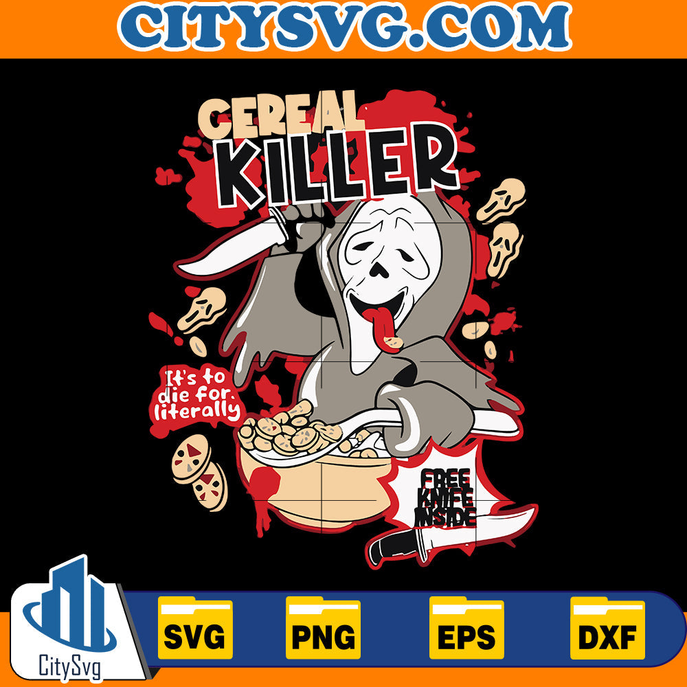 Ghostface Serial Killer It’s To Die For Literally Free Knife Inside Svg CitySvg