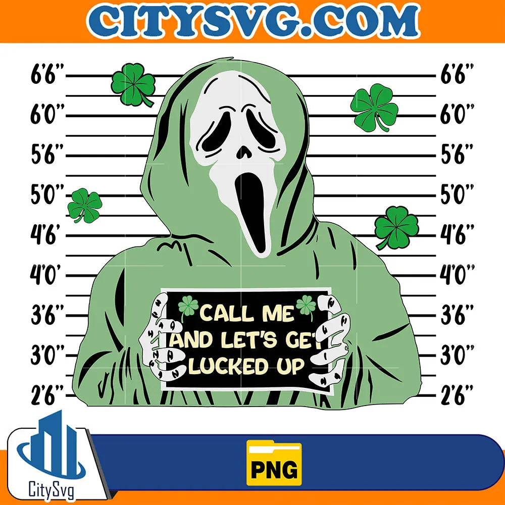 GhostfaceStPatricksDayPng