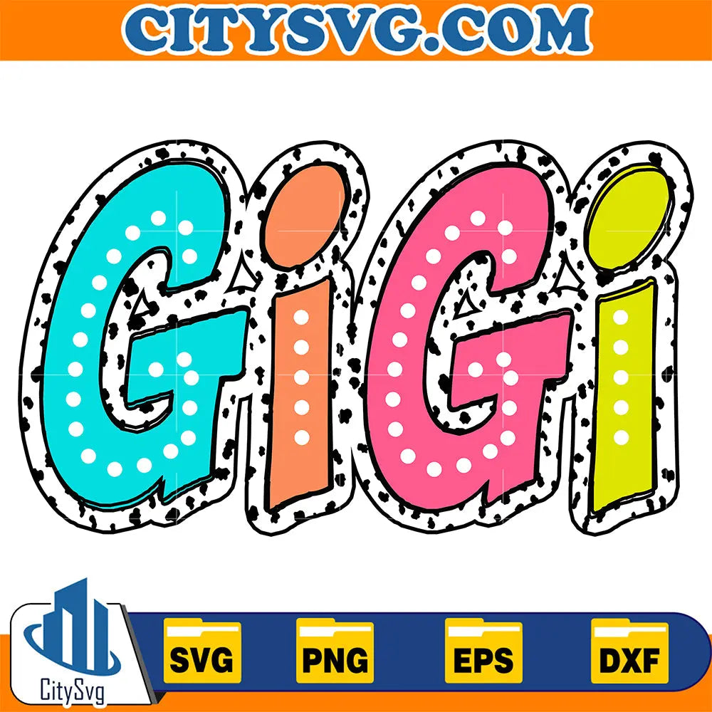 GigiBrightDoodleDalmatianDotsSvg