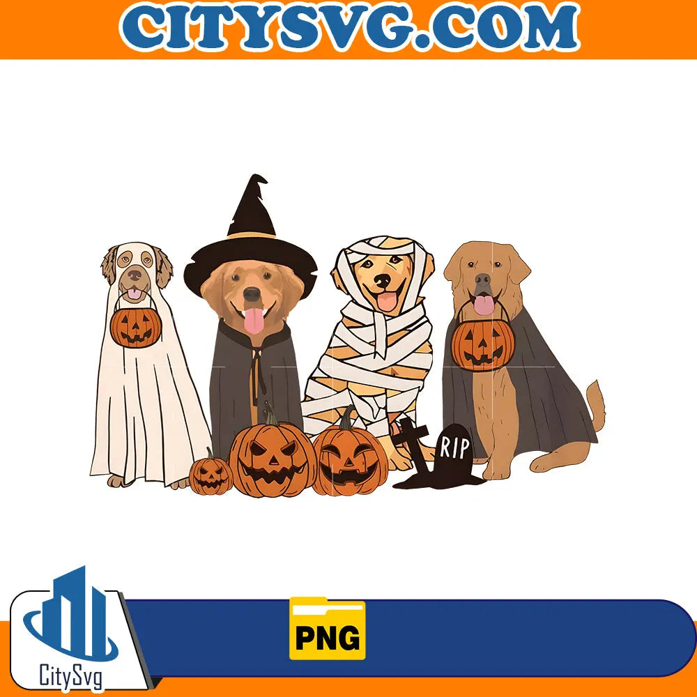 Golden Retriever Ghost Dogs Png CitySvg