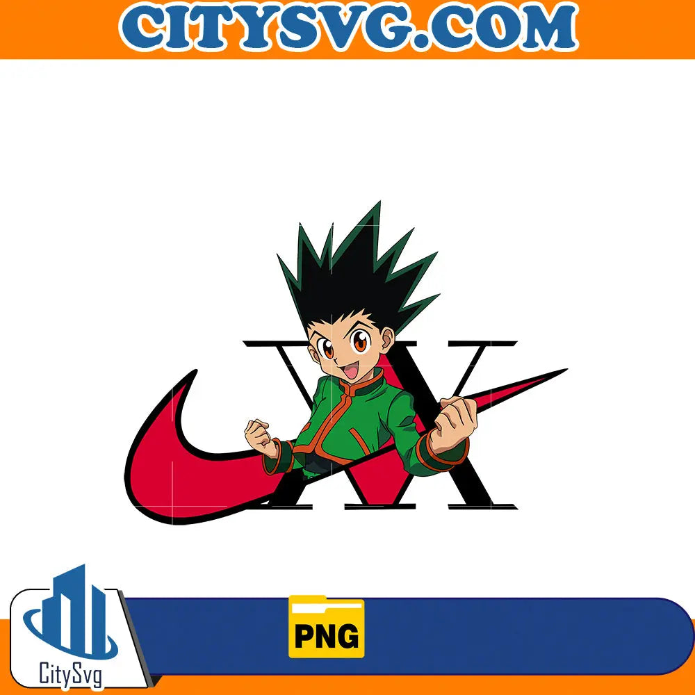 Gon Freecss Ni ke Png, Digital Download CitySvg