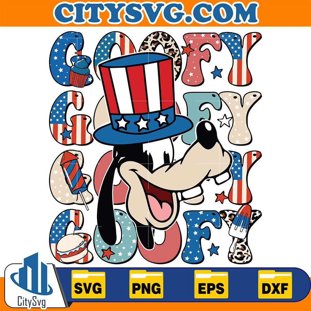 Goofy-American-4th-Of-July-Svg