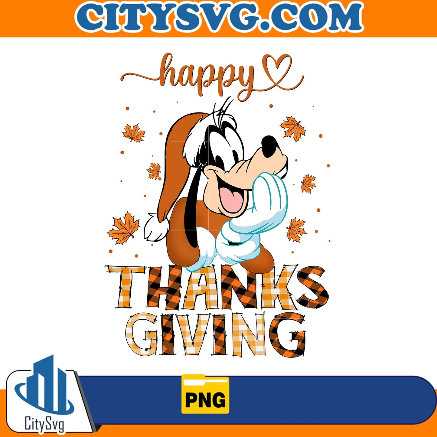 GoofyHappyThanksgivingPng