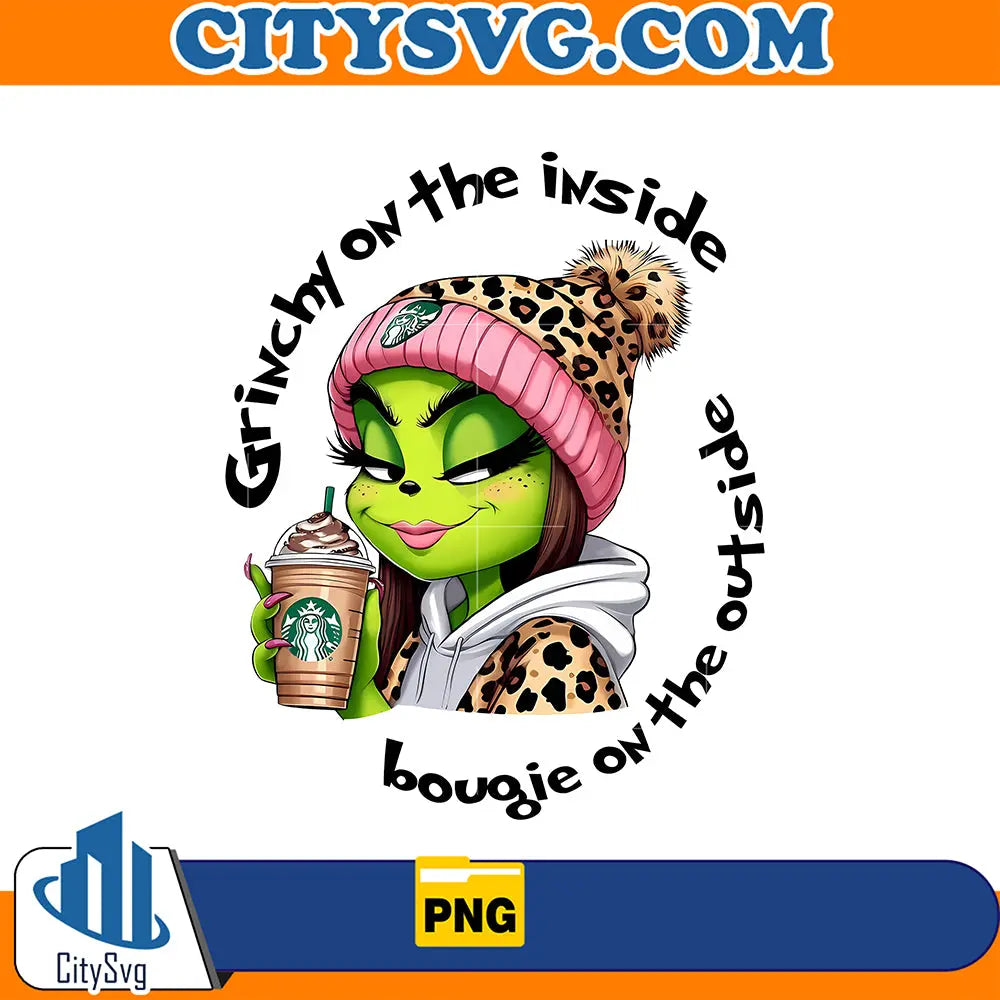 GreenMeanGirlGrinchyOnTheInsidePng