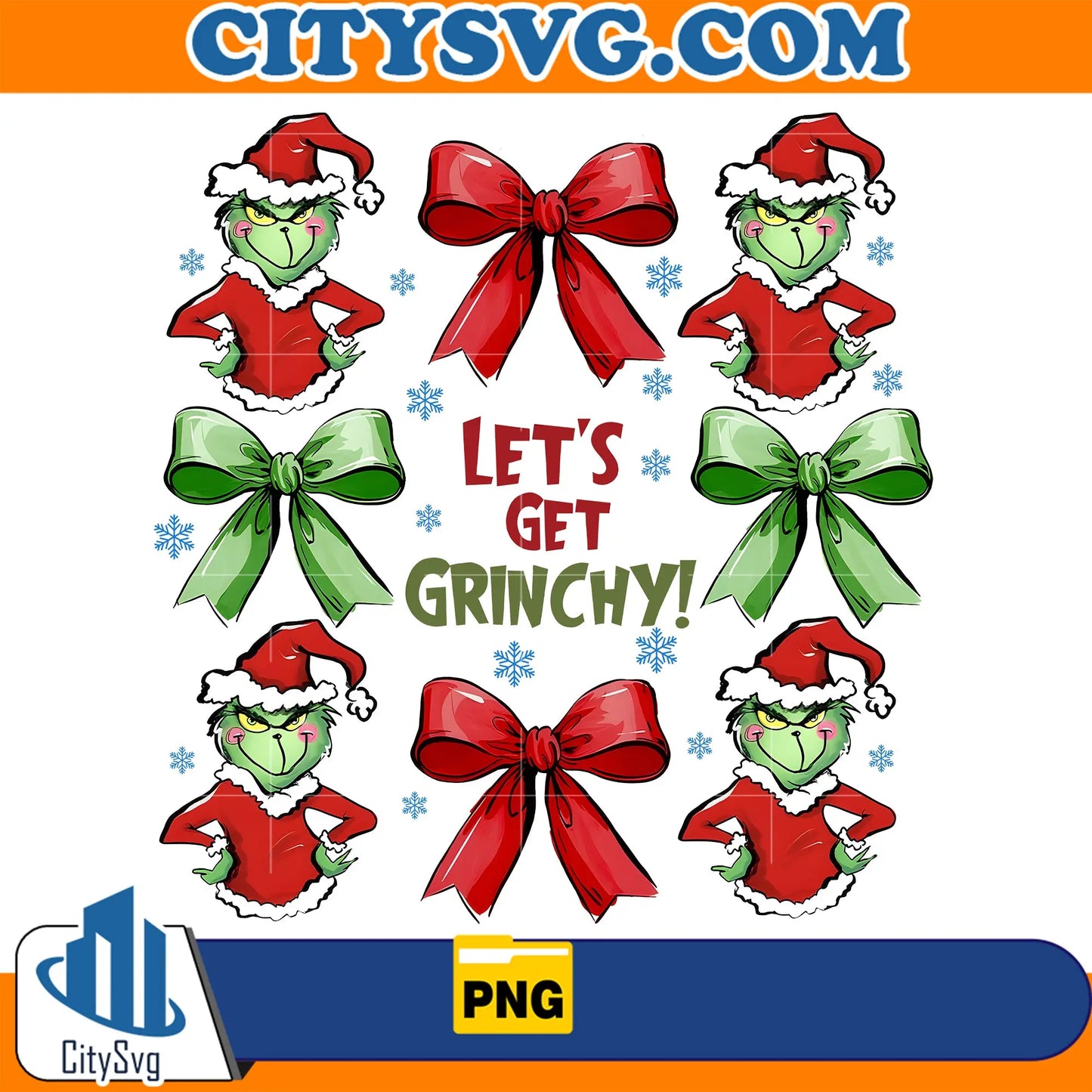 GrinchCoquetteBowPng