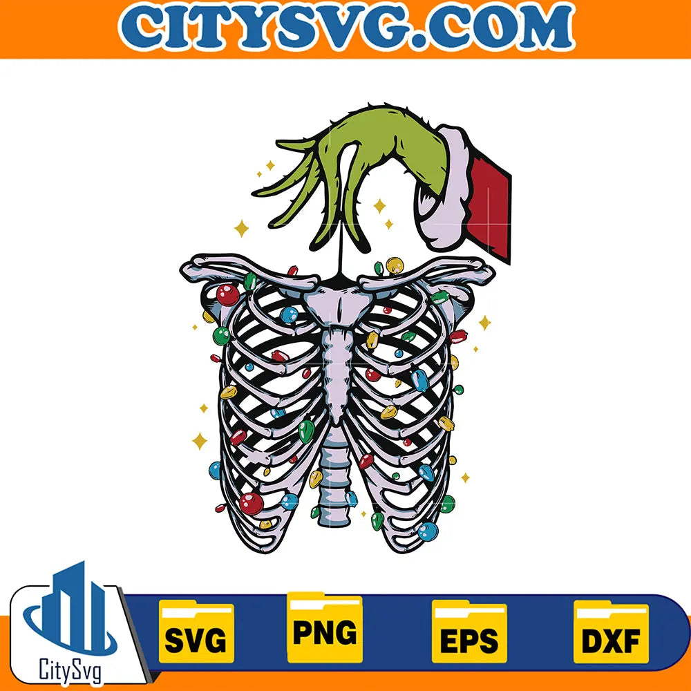 GrinchRadiologyLightChristmasSvg