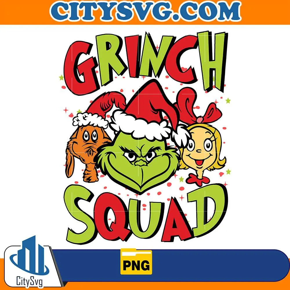 GrinchSquadChristmasPng