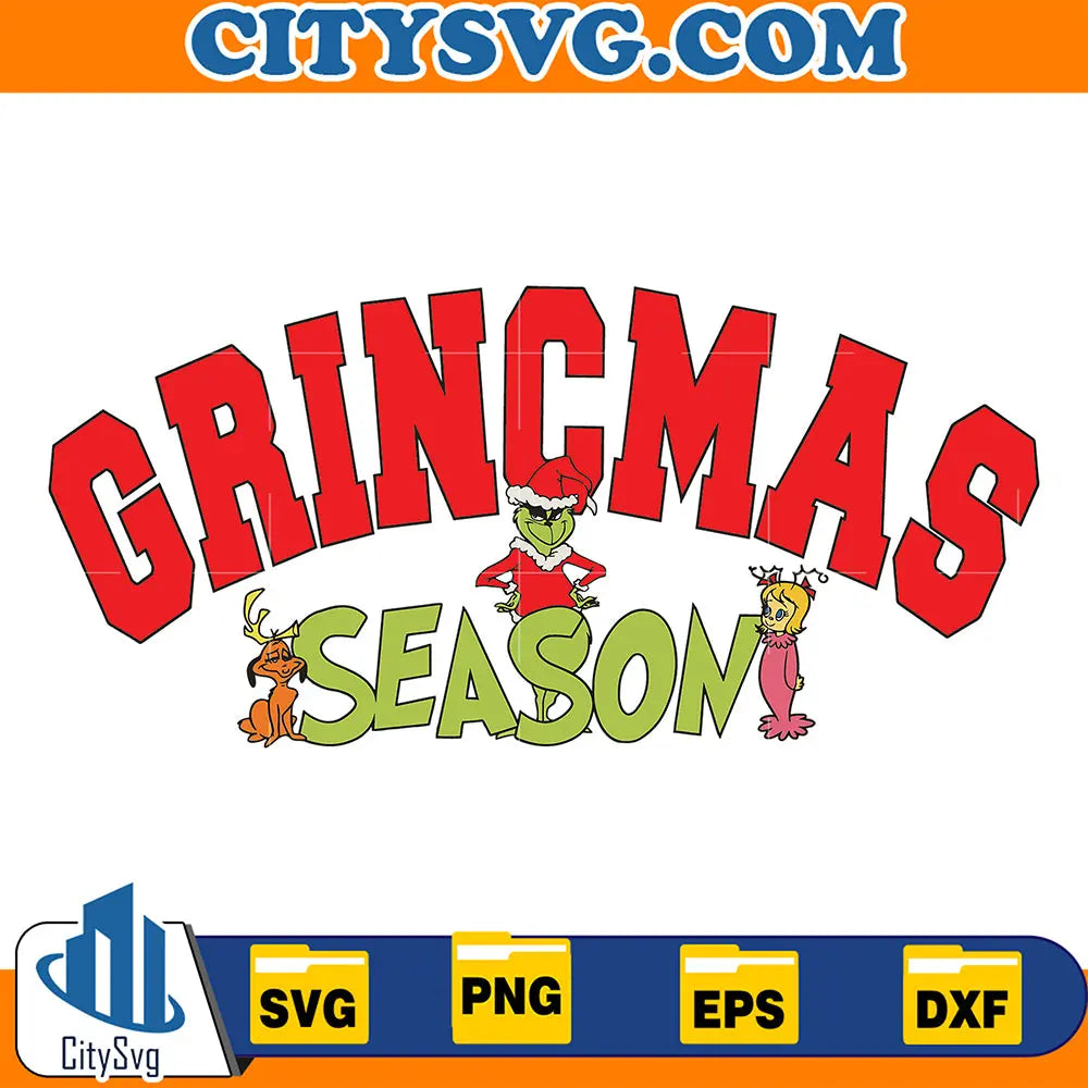 GrinchmasSeasonMaxCindyLouWhoSvg