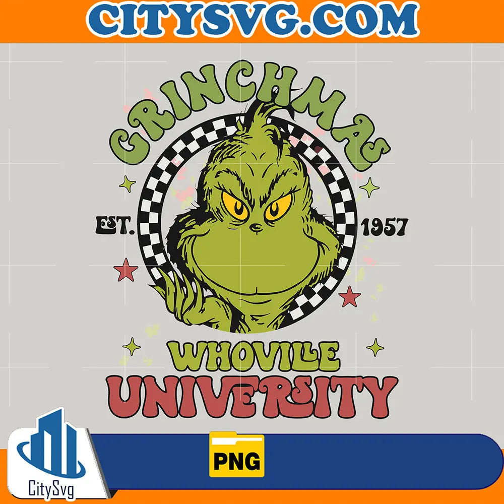 GrinchmasWhovilleUniversityEst1957Png