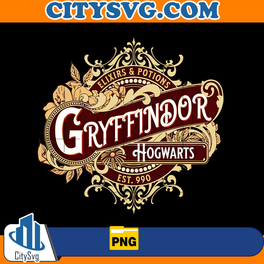 Elixirs and potions gryffindor hogwarts png CitySvg