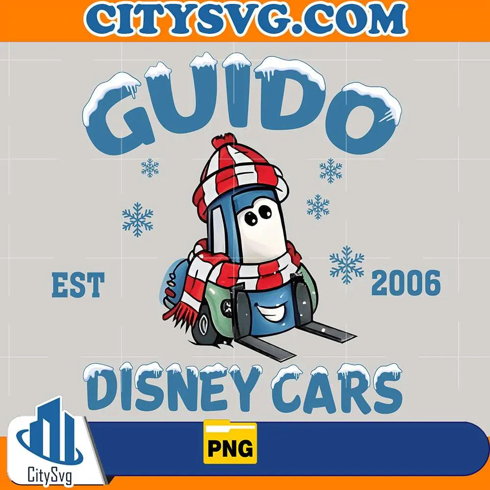 GuidoEst2006DisneyCarsChristmasPng