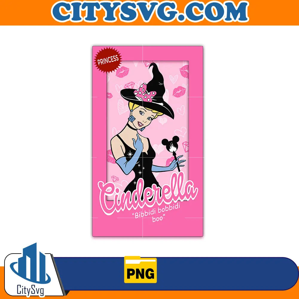 Cinderella Bibbodi bobbidi boo Png CitySvg