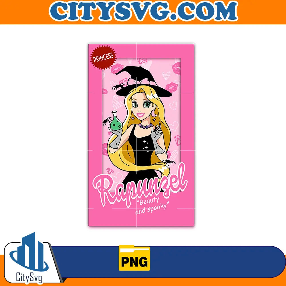 Rapunzel Beaty and spooky Png CitySvg