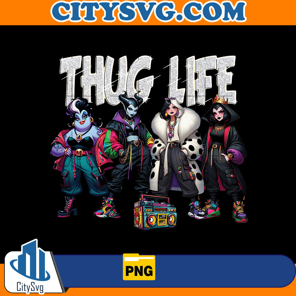 Thug Life villains Png CitySvg