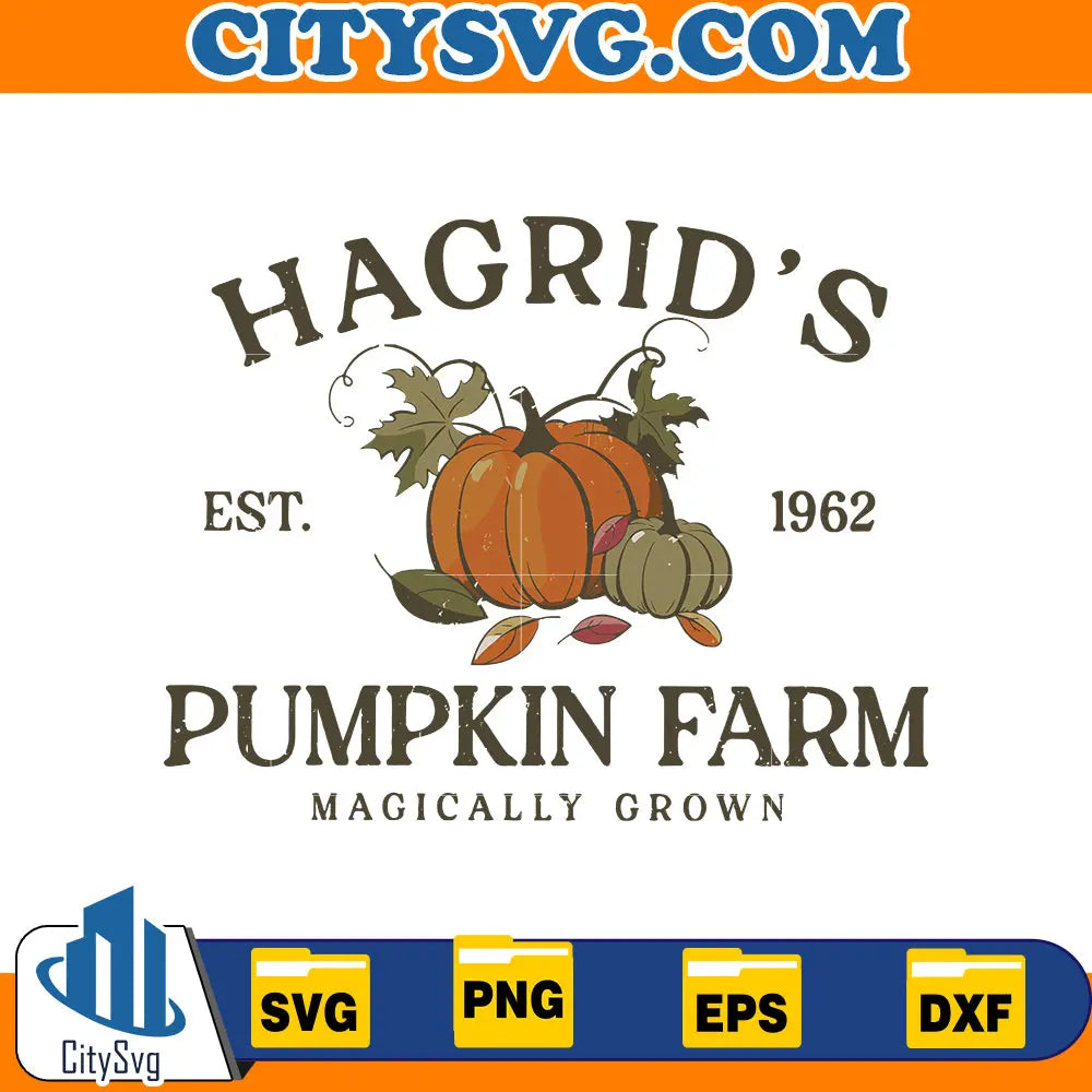 Hagrid's Pumpkin Patch Svg CitySvg