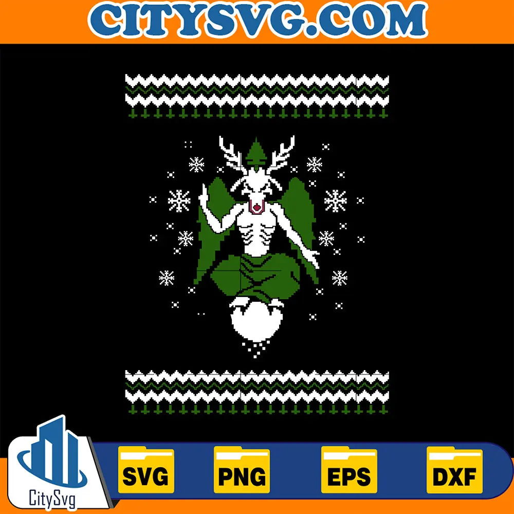HailSantaUglyChristmasSvg