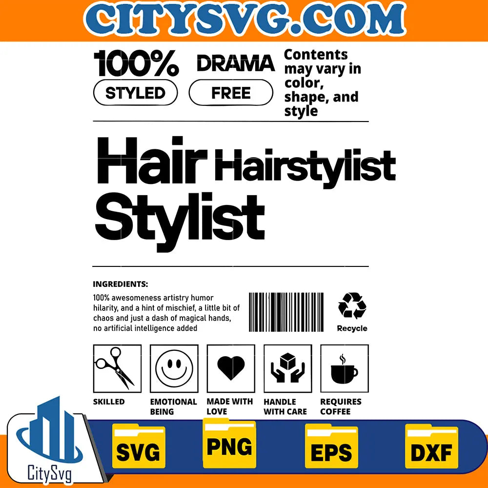 HairHairStylistStylistSvg