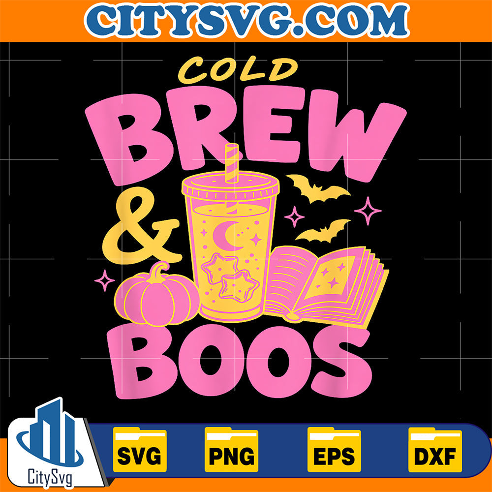 Halloween-Coffee-Colde-Brewsand-Boos-Spooky-Season-Svg