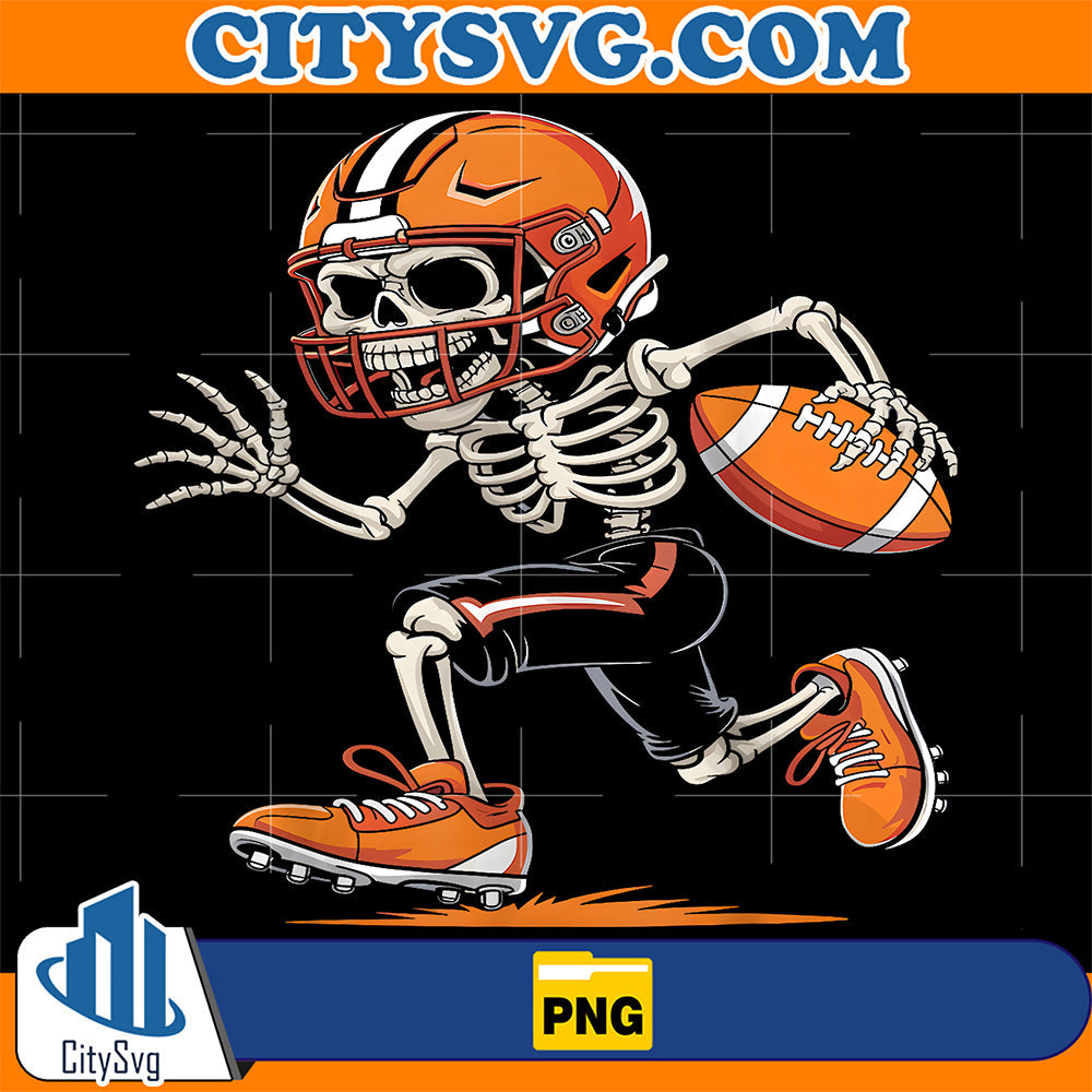 Halloween-Skeleton-Funny-Football-Png