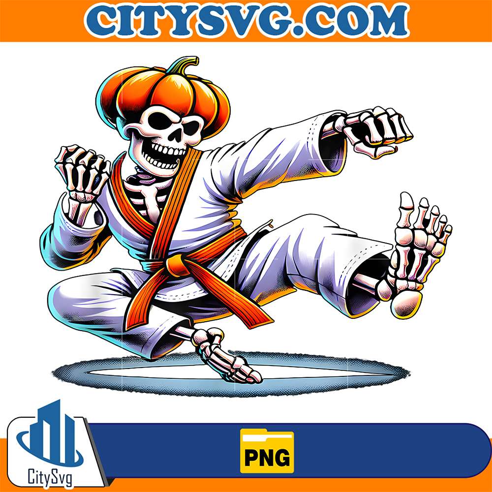 Halloween-Skeleton-Karate-Png