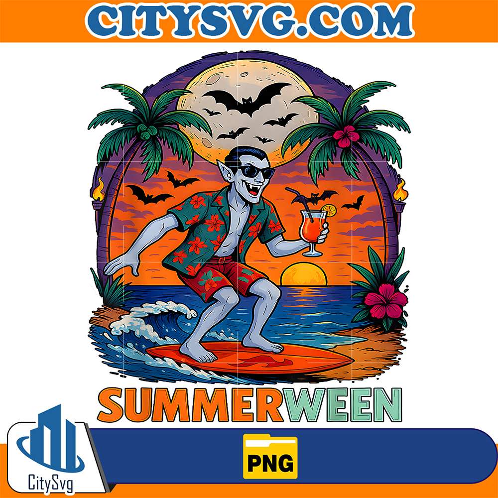 Halloween-Summer-Ween-Dracula-Costume-Beach-Party-Halloween-Png
