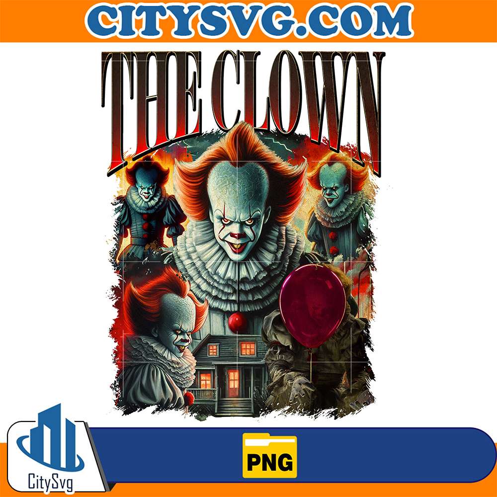 Halloween-The-Clown-Horror-Pennywise-Characters-Png