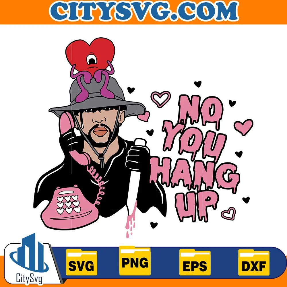 No you hang up svg CitySvg